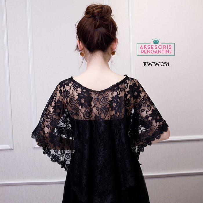 [TOKO TERPERCAYA] LACE BOLERO BRUKAT AKSESORIS PESTA WEDDING WANITA KOREA BWW051