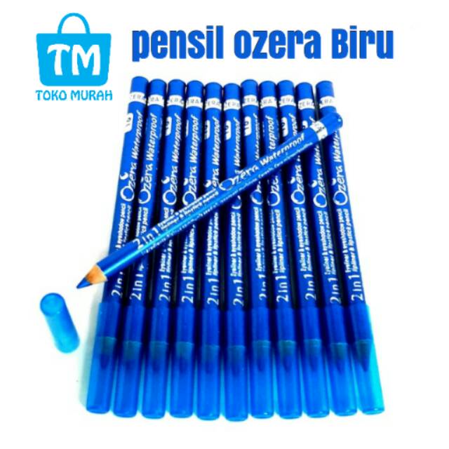 PENSIL OZERA BIRU / PEN OZERA 2IN1 EYELINER EYESHADOW