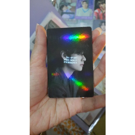 photocard taehyung holo dvd mots