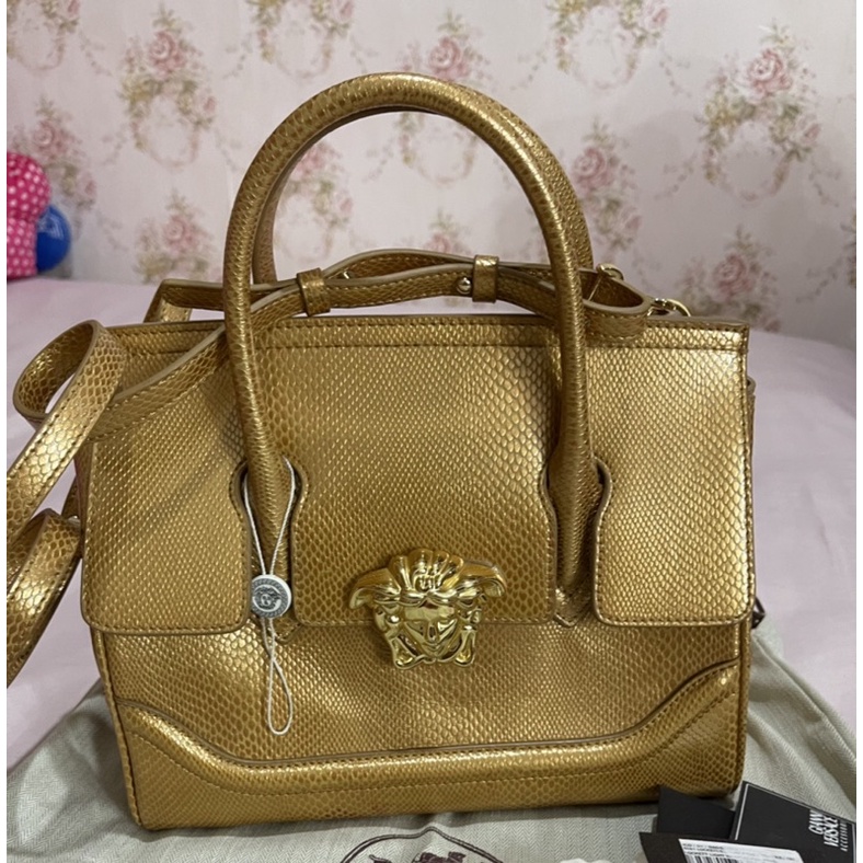 preloved tas/bag versace medusa tote ori