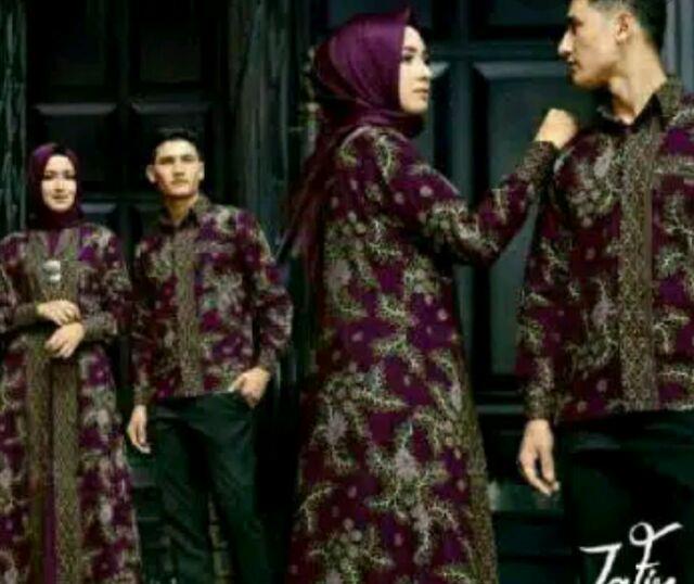 Cp Zafir Baju Pesta Muslim Murah Modis Couple Batik Modern Sarimbit Keluarga Terbaru Murah