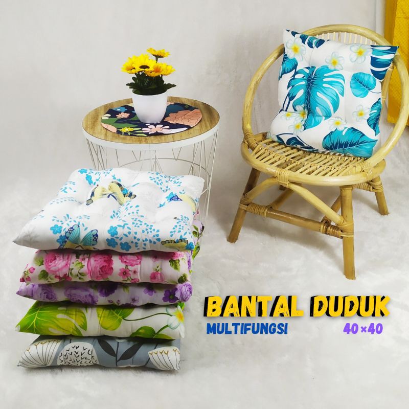 Bantal duduk 40×40 /bantal alas duduk / bantal lesehan