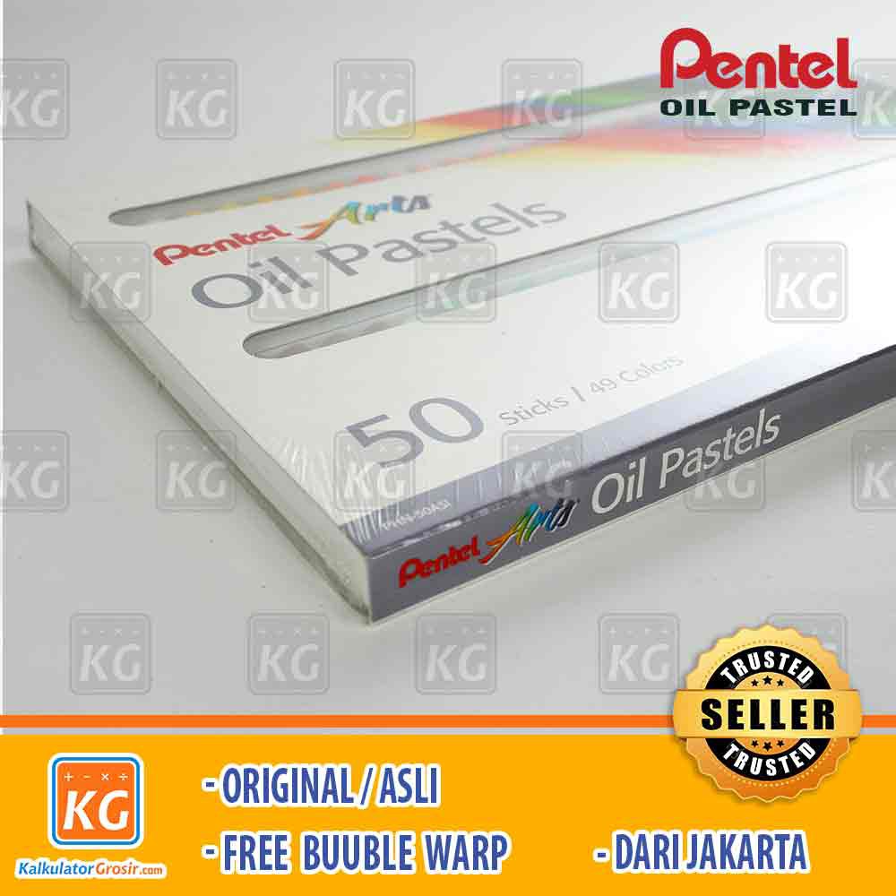 Pentel Oil Pastels 50 Warna - Kreativitas Anak Pentel PHN 50 Krayon Pentel Regular Stick