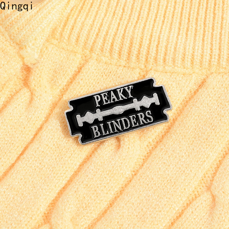 Bros Pin Enamel Desain Quotes Gangster Movie TV Untuk Hadiah Teman