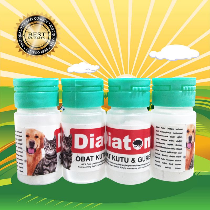 DIATOM Obat Kutu Kucing Anjing Kelinci 100% FOOD GRADE