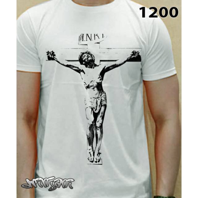 Kaos 3d nasrani salib yesus jesus