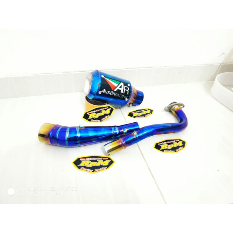 Knalpot Austin Racing gp1r bluemoon Nmax 2020