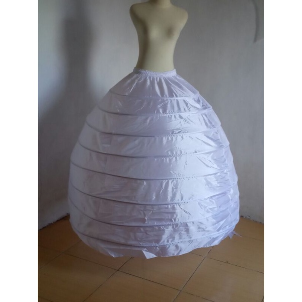 petticoat 8 ring,pengembang gaun. gaun pengantin