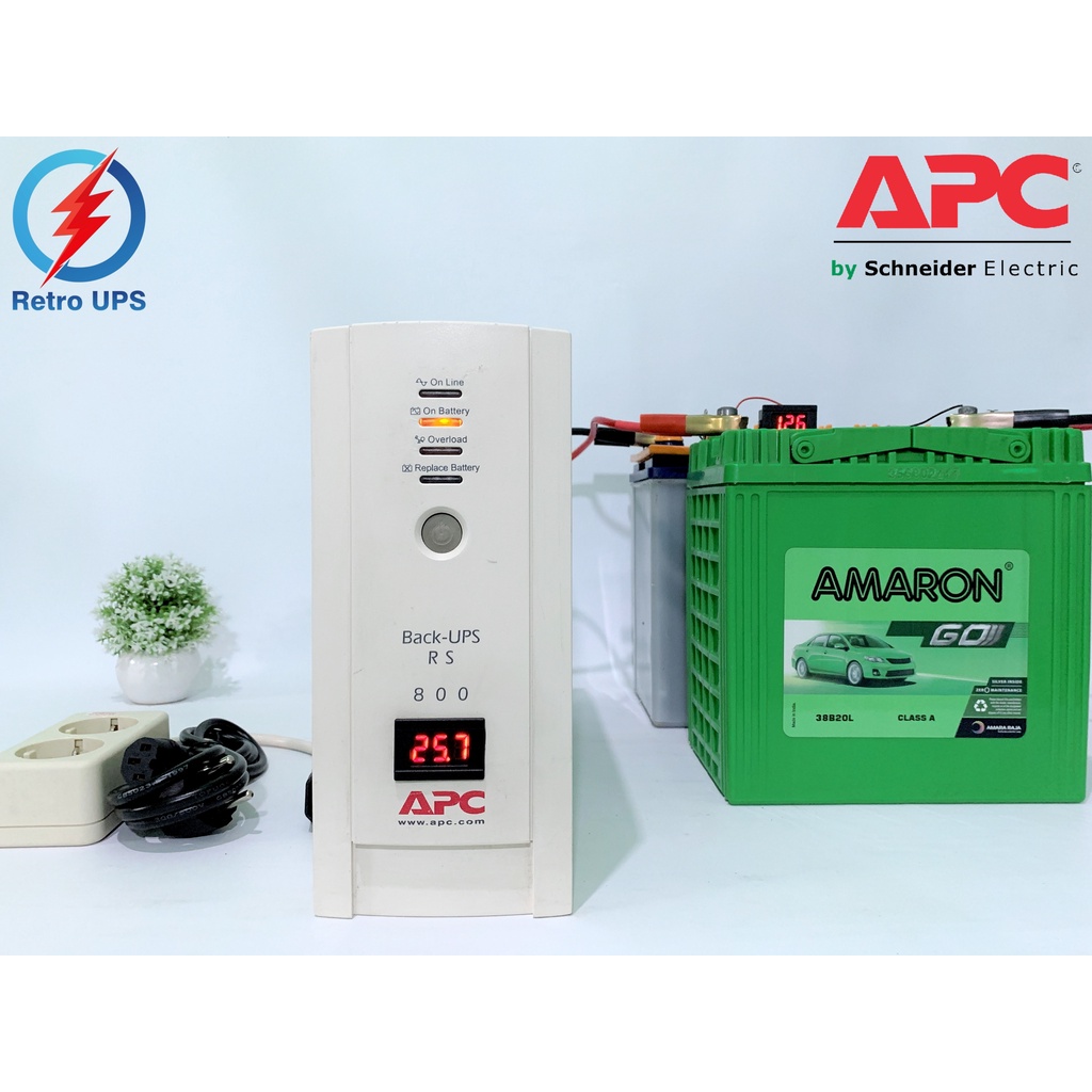 Line Interactive UPS APC RS 800 540 Watt Modif AKI External &amp; Fan  - Garansi 2 Bulan