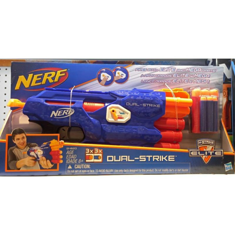 Hasbro Nerf N-strike Elite Dual Strike Blaster / Nerf N-strike Elite Dual Strike Blaster Pistol Main