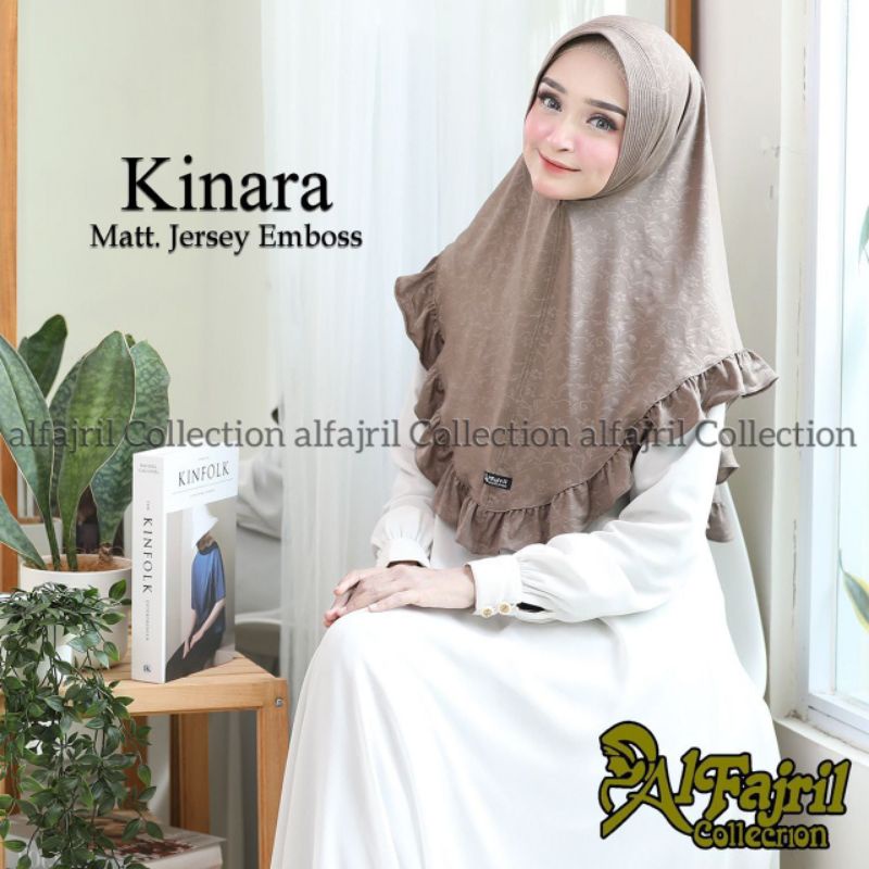 KINARA EMBOSS BY AL FAJRIL / JILBAB INSTAN / JILBAB PET / JILBAB REMPEL / HIJAB REMPEL / JILBAB EMBOSS / JILBAB ORI / ALFAJRIL