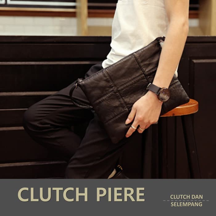 CB33 Montblanc Hand Bag Alvaro M654 Quality Semipremium Ukuran 23X3X13 Bah Clutch Handbag Pria M30