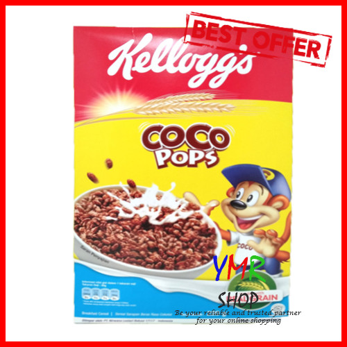 Kelloggs Coco Pops 220gr Cereal Sereal Coklat Cokelat Sarapan