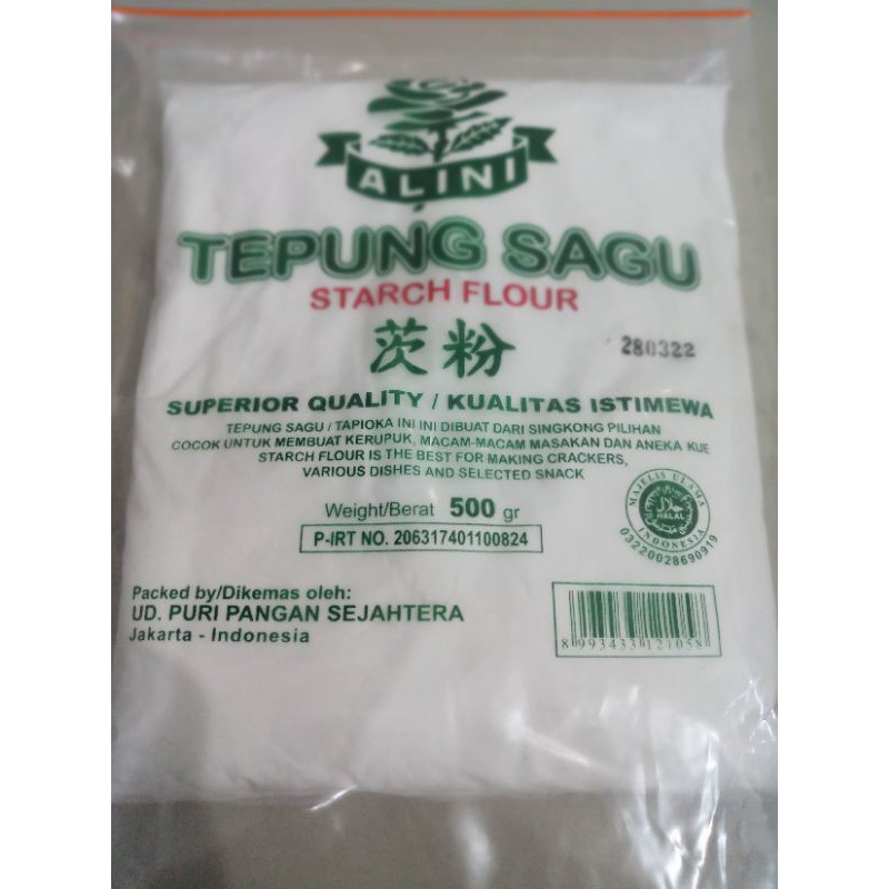 

Tepung sagu Alini 500g