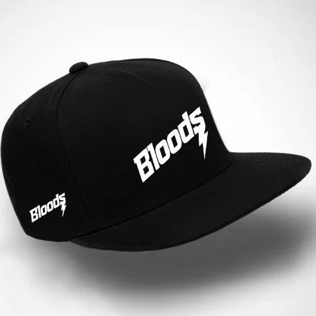 (COD)Topi Snapback Bloods Best Seller White Premium Terbaru Dan Terkeren Real Pict