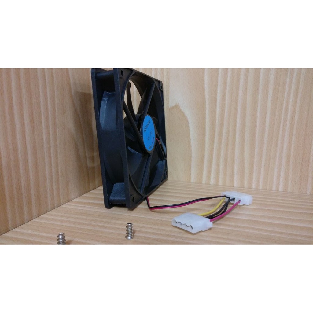 Kipas Fan Komputer Computer CPU PC 12 cm Hitam