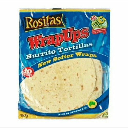 

Kulit tortila Rositas Wrap Ups Burrito Tortillas 10 Wraps 460gr