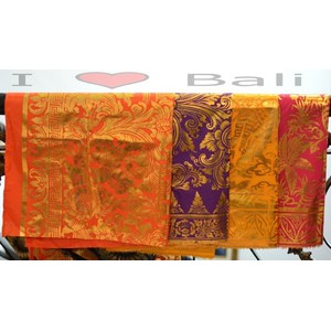 Dekorasi Kain Batik Prada Emas Asli Lembaran Wedding Adat Tarian