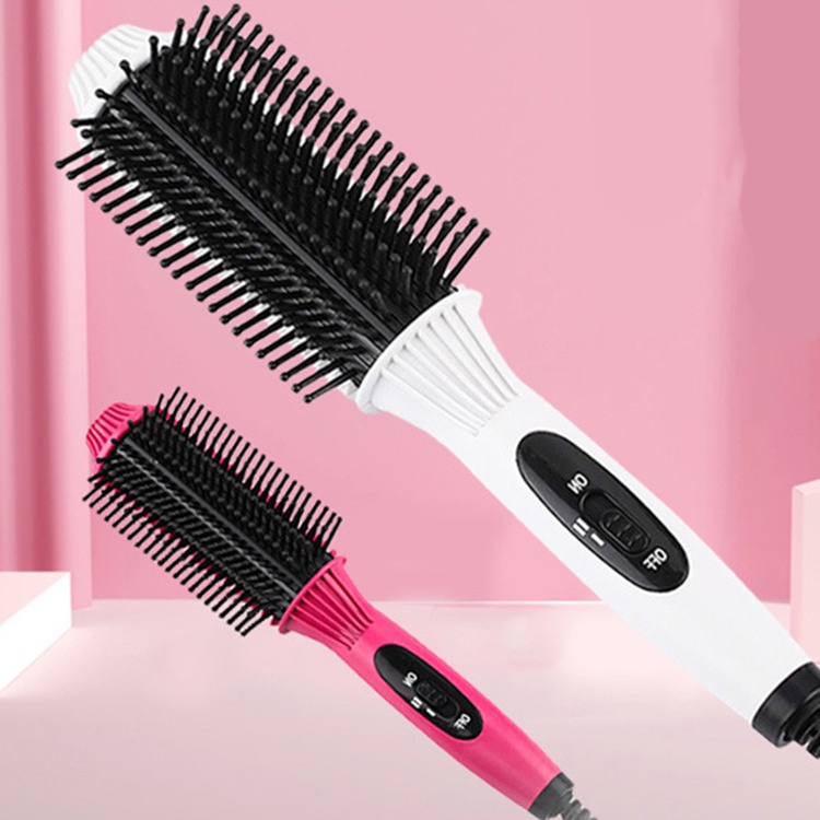 Catokan Catok Sisir Blow Mermaid MD-209 Electric Brush Styler Roll Straight Combo