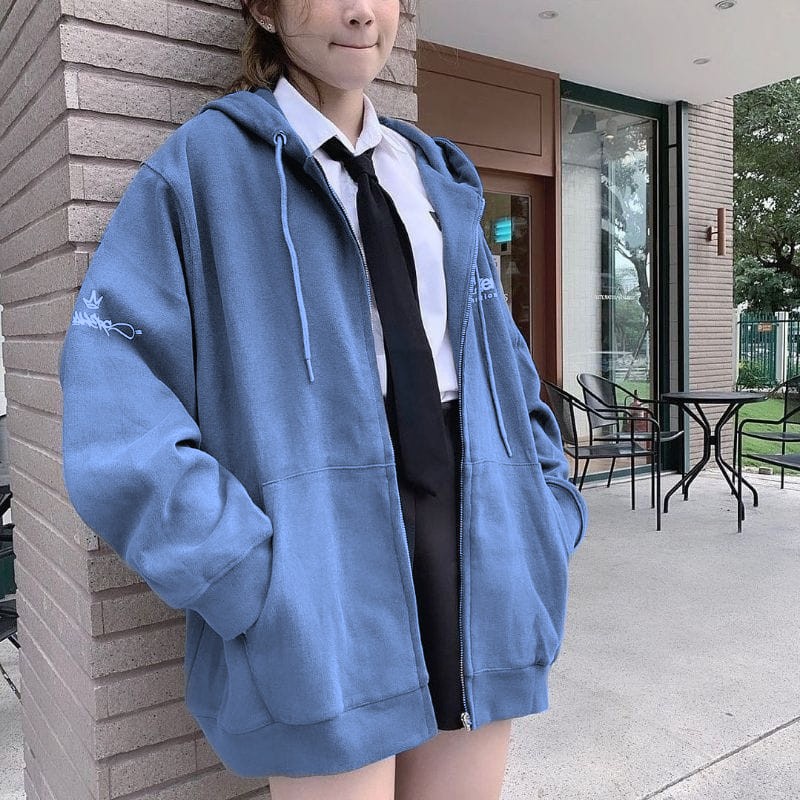 Oaker Ziper Hoodie Oversize | Size M.L.XL Oversize | 1oaker Style Korean Oversize