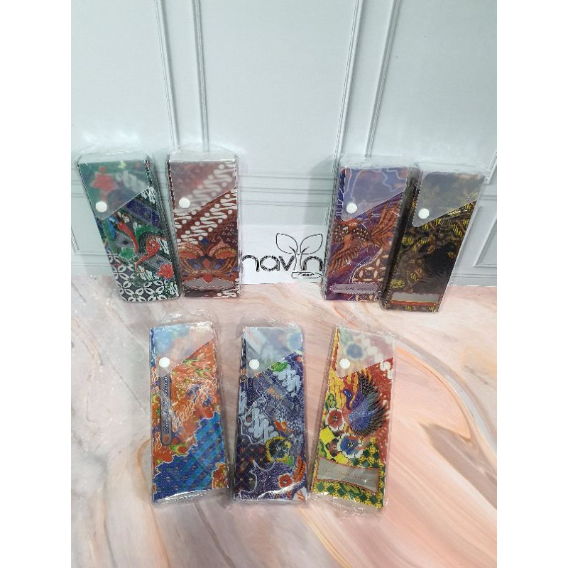 kotak pensil slot kancing/kotak pensil laci/pensil case/tempat pensil-BATIK