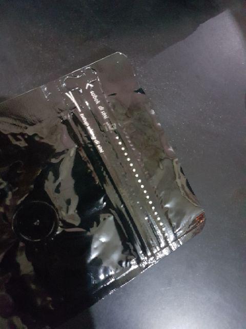 Kemasan Kopi 200-250gr Flat Bottom Alumunium Foil Hitam/merah/emas/silver 750+zipper+valve