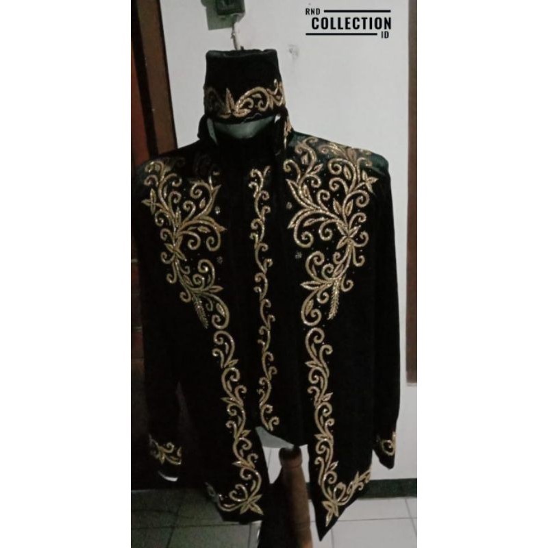 Beskap Pengantin Akad / Jas Pengantin / Jas Akad Muslim Asraf