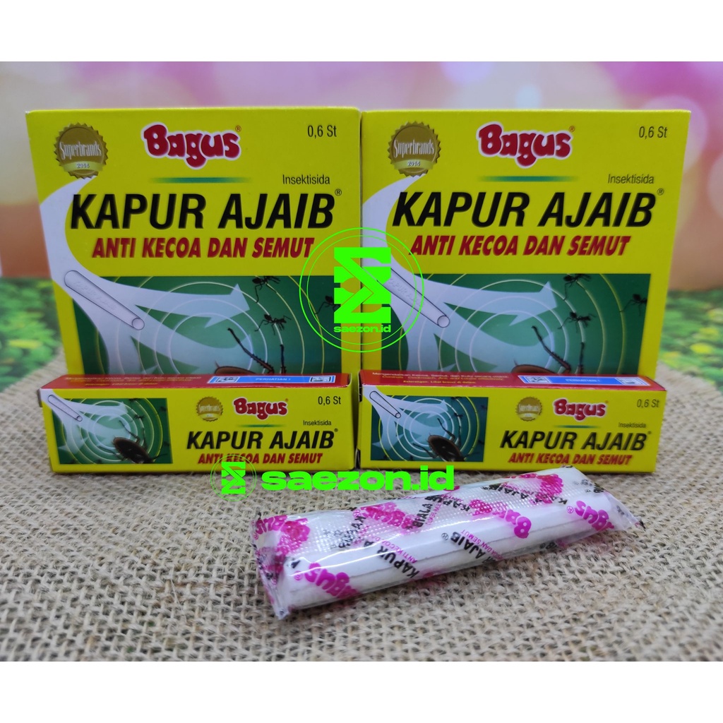 2 PCS KAPUR AJAIB BAGUS ASLI ORIGINAL PEMBASMI KECOA DAN SEMUT / KAPUR AJAIB ASLI / BAGUS KAPUR AJAI