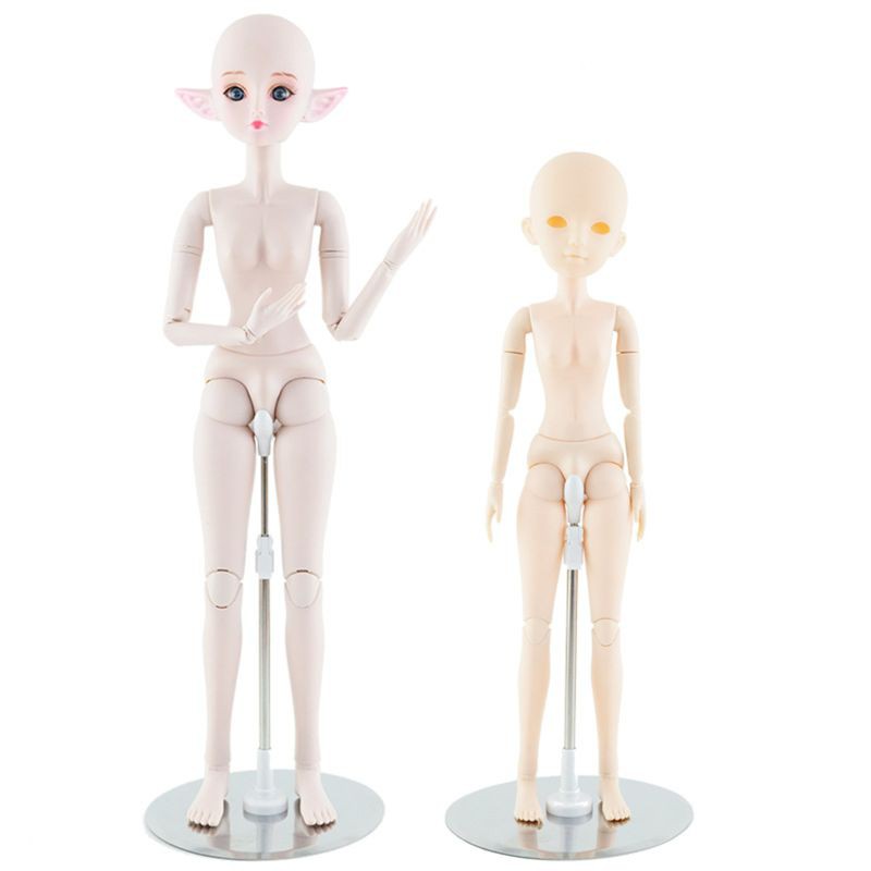 Mary 1pc Silver 1/3 1/4 Bjd dolls Display Stand Holder 60cm 50cm SD Bjd Dolls ACCess