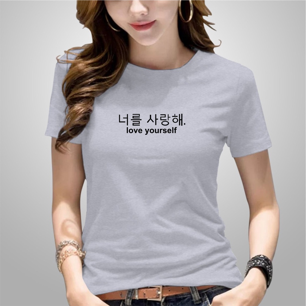 Grajelo baju kaos atasan wanita / kaos cewek simple harian / baju atasan wanita murah - YOURSELF-MISTY