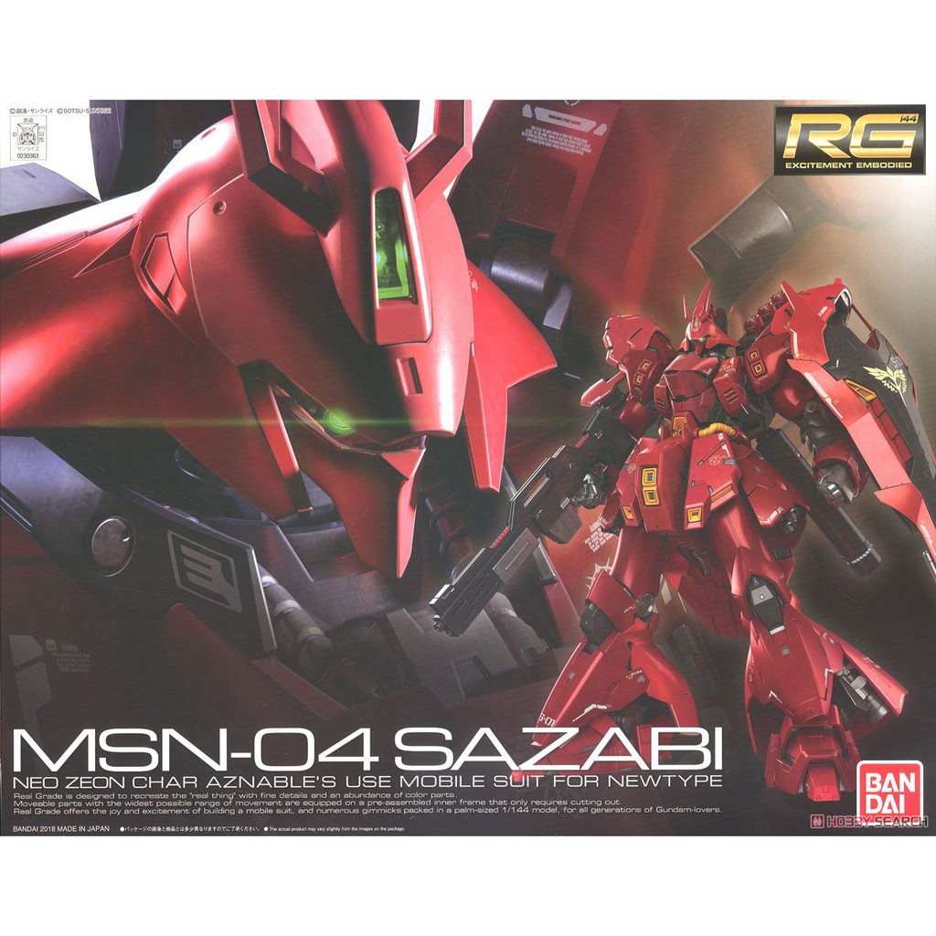 RG 1/144 SAZABI