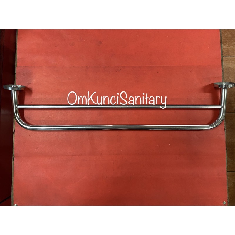Gantungan Handuk Rak Handuk Towel Rack 2 Baris Fiorentino FR99602-60cm