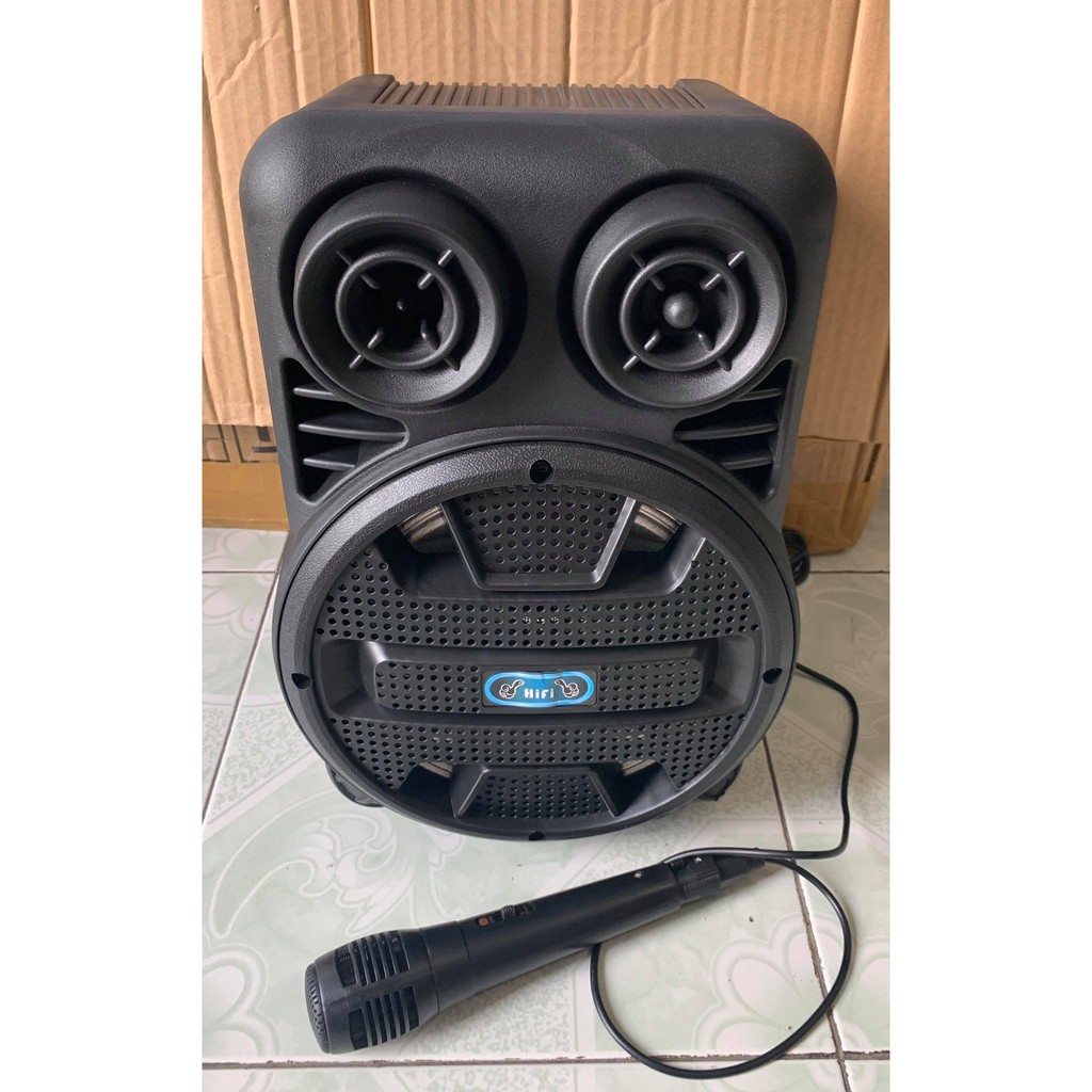 Speaker Karaoke Portable BONUS MIC / Ampli Meeting FREE MIC