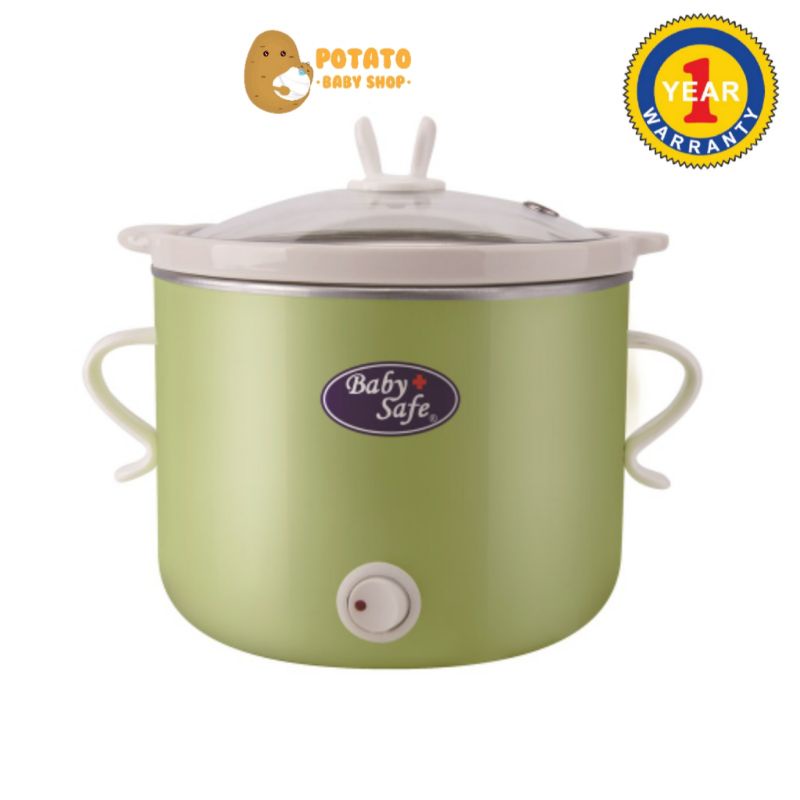 Baby Safe Slow Cooker With On Off Button 0.8L