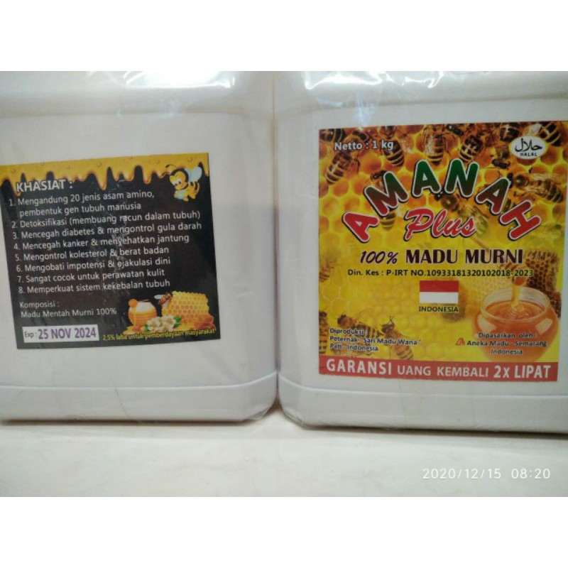 

MADU KAYU PUTIH, 100% MURNI, MENTAH TANPA OLAHAN DAN CAMPURAN