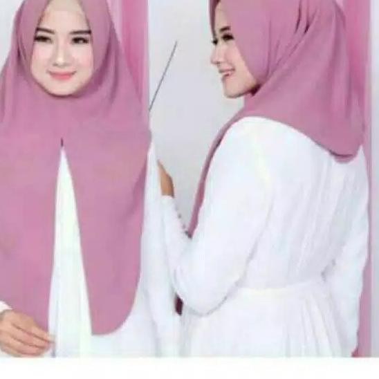 TERBARU Promo hijab | jilbab kerudung hoodie instan polos bublepop 
