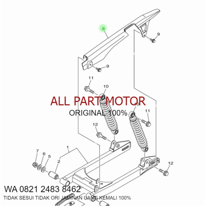 TUTUP RANTAI VEGA FORCE ORI YGP 1FD-F2311-00