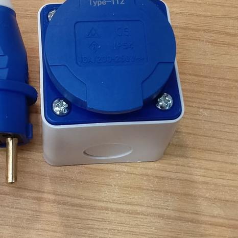 ➧ INDUSTRIAL PLUG & PANEL SOCKET 16A-2P 16A/250V ✰