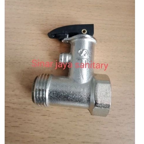 Safety valve water heater listrik 10 - 100 liter / safety valpe