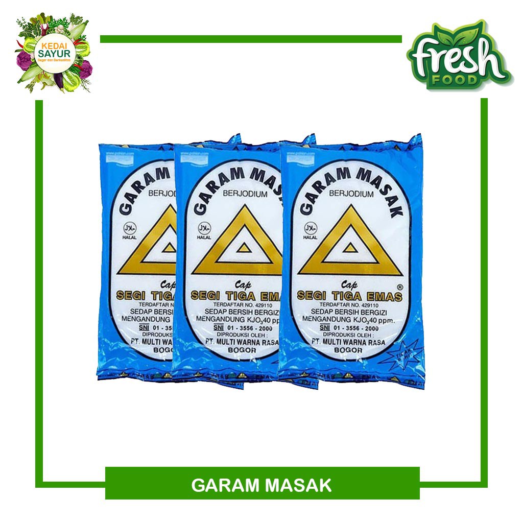 

Garam Masak Beryodium / Yodium - Gerai Sayur Segar Depok