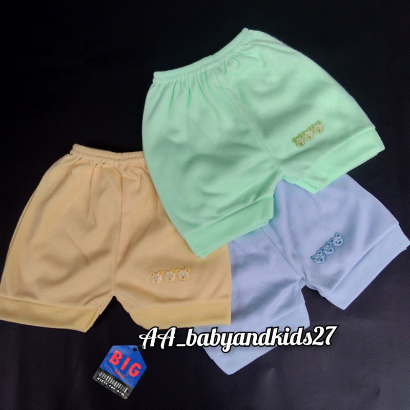 Dolphin 3PC Celana Bayi Model Segi Ukuran M L XL Lembut dan SNI