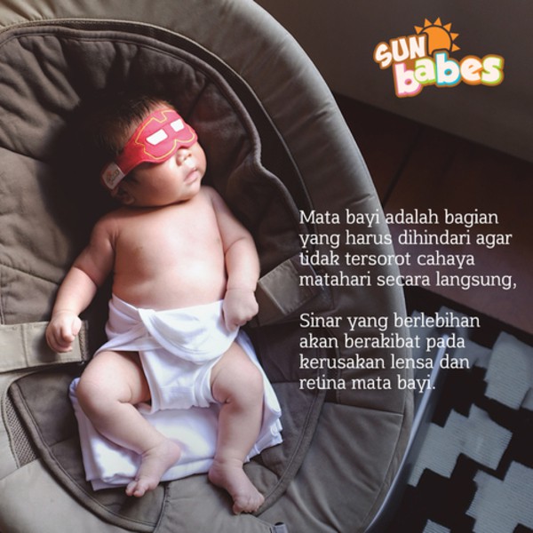 Sun Babes Penutup Mata Karakter Sun Babes - SB-PMK Warna Dan Motif Random