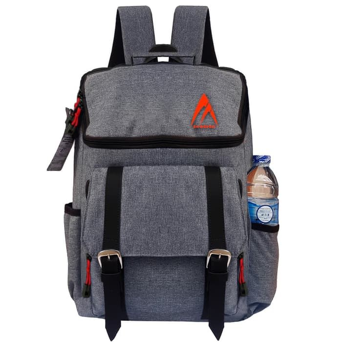Tas Korea MG05 Tas Ransel Korea Tas Pria/Wanita Tas Backpack - Grey