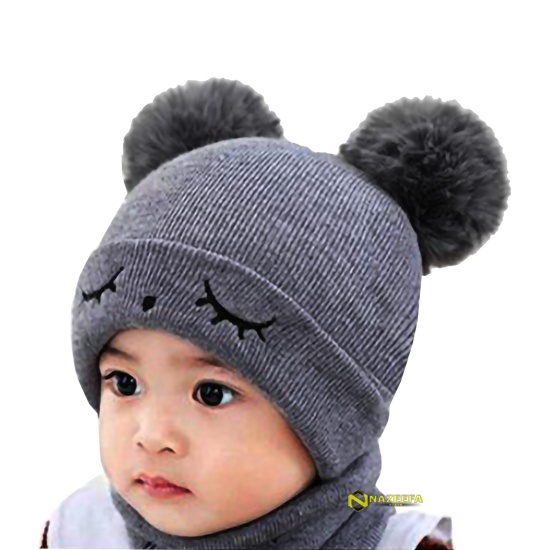 KUPLUK BALITA MOTIF SLEEP / TOPI KUPLUK BAYI USIA 0-18 BULAN / KUPLUK ANAK LUCU