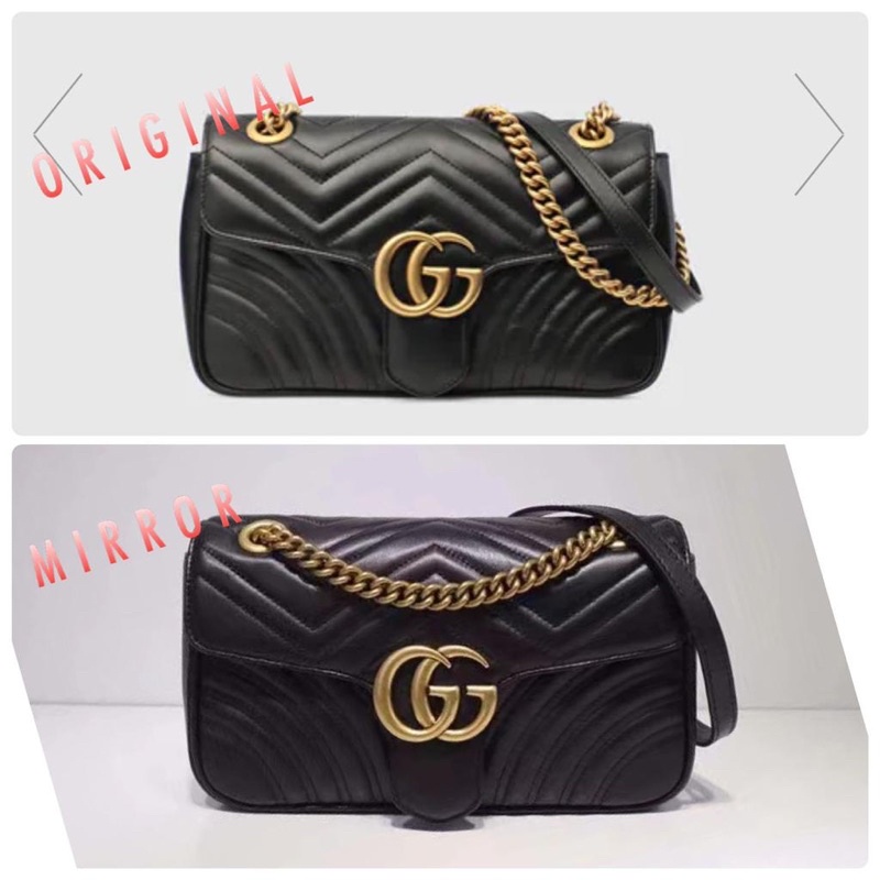 GUCCI MARMONT MATELASSE SHOULDER BAG MIRROR OF ORIGINAL 443497