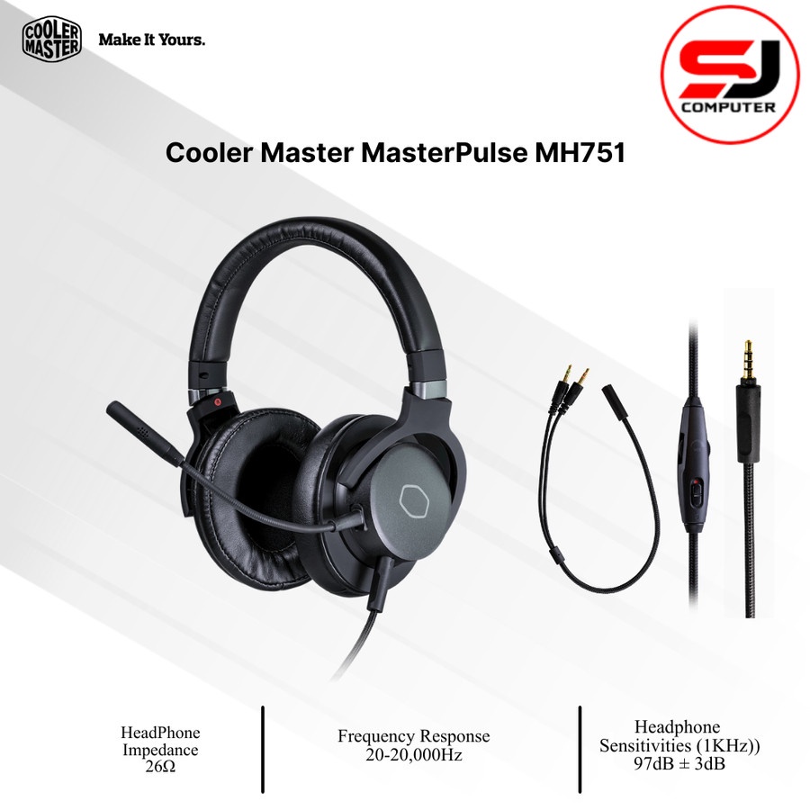 Headset Cooler Master MasterPulse MH751 - Headset Gaming