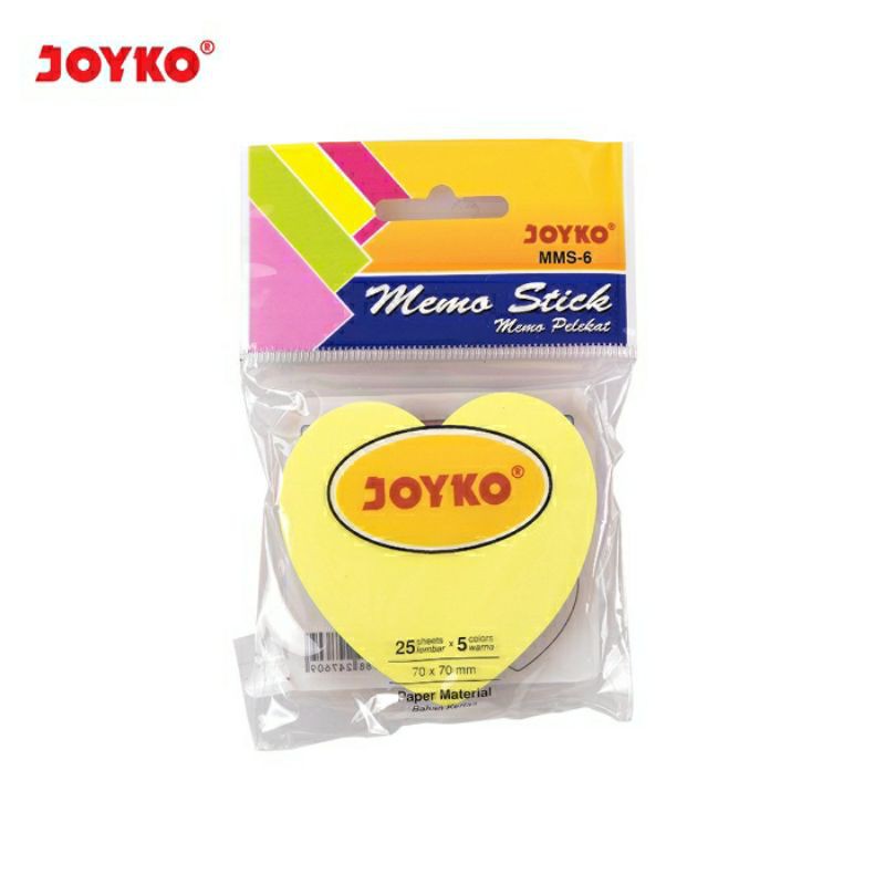 

JOYKO MMS-6 memo stick pelekat motif love / hati