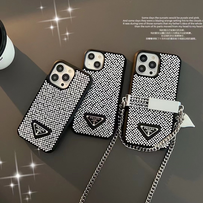 Pradaa Diamond Crystal Case Samsung S23 Ultra S22 S21 S20 plus Ultra S20+ S21+ S21+ S20Ultra S21Ultra S22Ultra Note 20 Note20 Note20Ultra