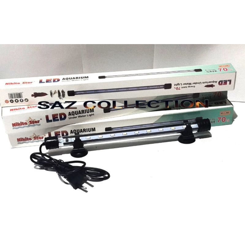Lampu LED Aquarium 50cm Biru Putih/Lampu LED celup Aquarium 50cm Biru putih/LED LIGHT