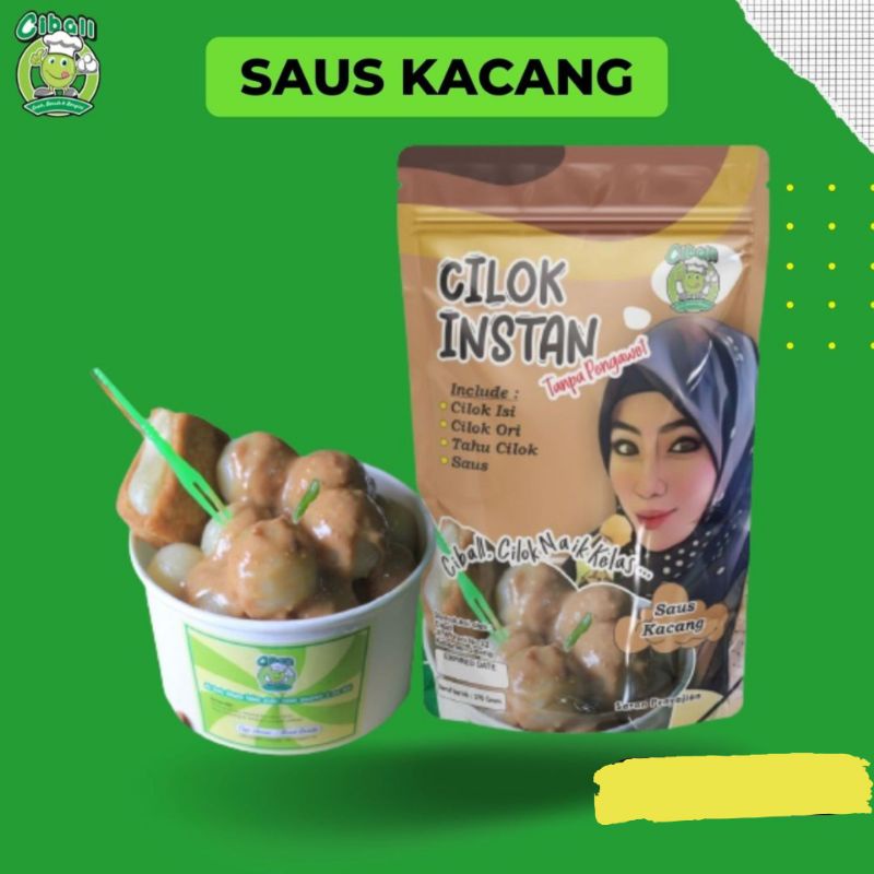 

CILOK INSTAN CIBALL FREE SAUS KACANG